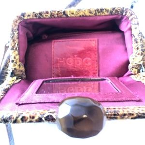 Hobo Faux Snakeskin Clutch Cocktail purse